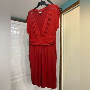 Worthington Vibrant Red Dress
